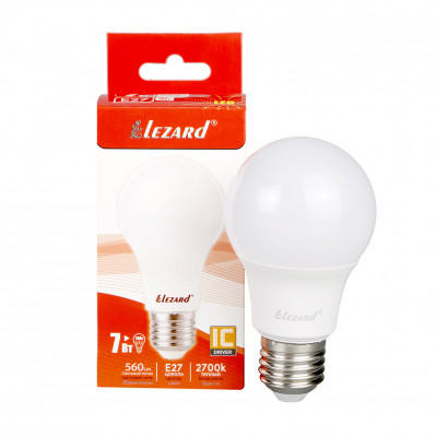 LED лампа A60 7W E27 2700K