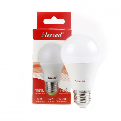 LED лампа A60 13W E27 2700K