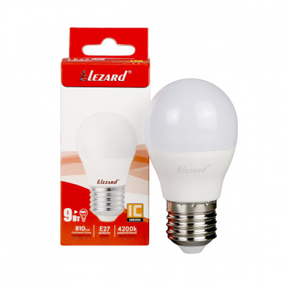 LED лампа A45 9W E27 4200K шар