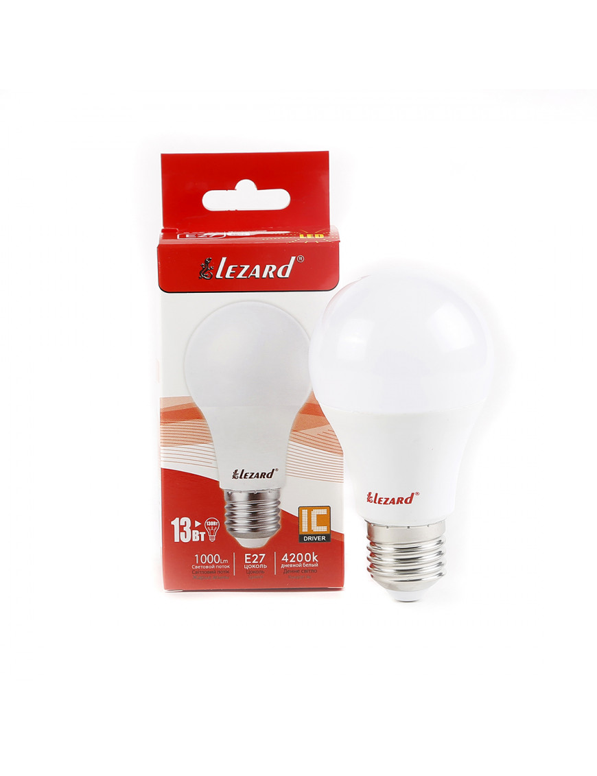 LED лампа A60 13W E27 4200K