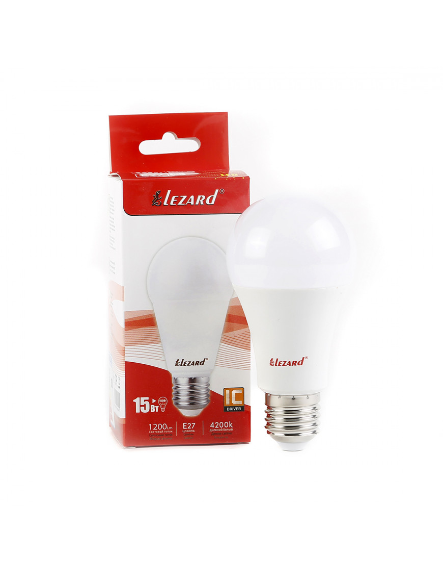 LED лампа A60 15W E27 4200K LED лампа A60 15W E27 4200K