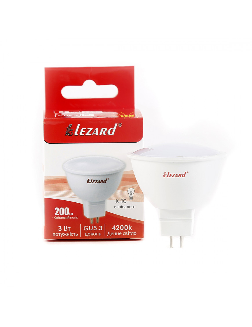 LED лампа MR16 3W G5.3 4200K LED лампа MR16 3W G5.3 4200K
