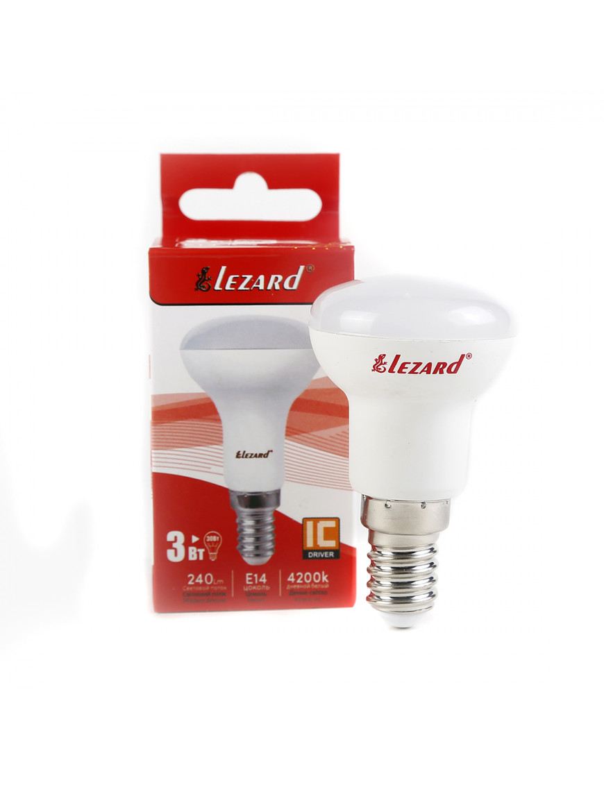LED лампа рефлекторна R39 3W E14 4200K LED лампа рефлекторна R39 3W E14 4200K
