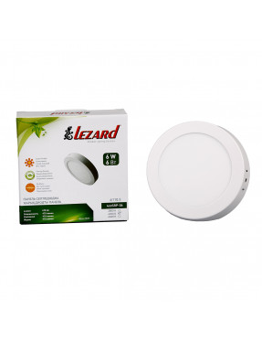 LED-панель кругла- 6Вт накладна (111mm) 4200K, 470 люмен