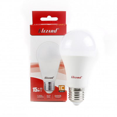 LED лампа A60 15W E27 6400K