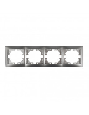 MIRA Рамка 4-на горизонтальна Сірий Металік