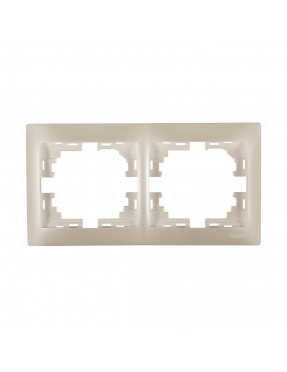 MIRA Рамка 2-на горизонтальна Перлинно-БІЛИЙ