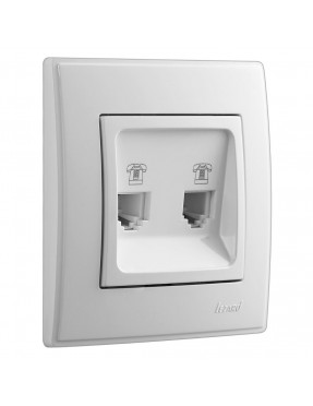 LESYA Розетка телефонна подвійна
