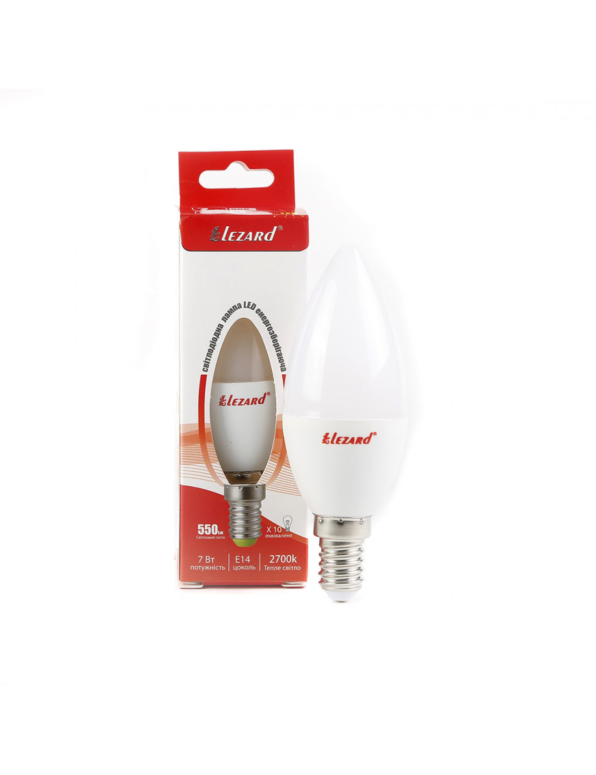 LED лампа B35 7W E14 2700K свічка LED лампа B35 7W E14 2700K свічка