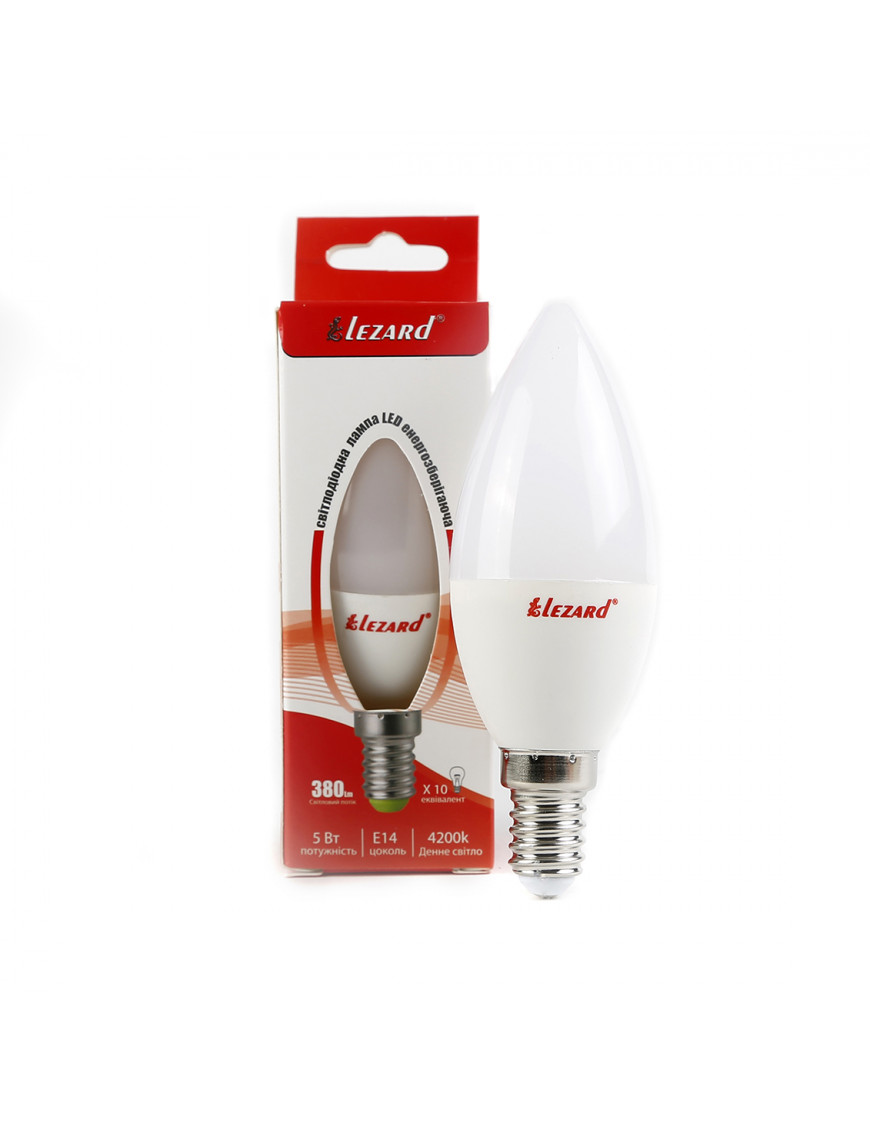 LED лампа B35 5W E14 4200K свічка LED лампа B35 5W E14 4200K свічка