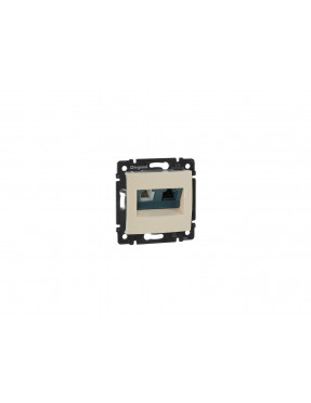 LEGRAND VALENA Розетка компютерна + телефонна RJ 45 (6e UTP+RJ11) сл.кіст  774180[10 шт/уп.]
