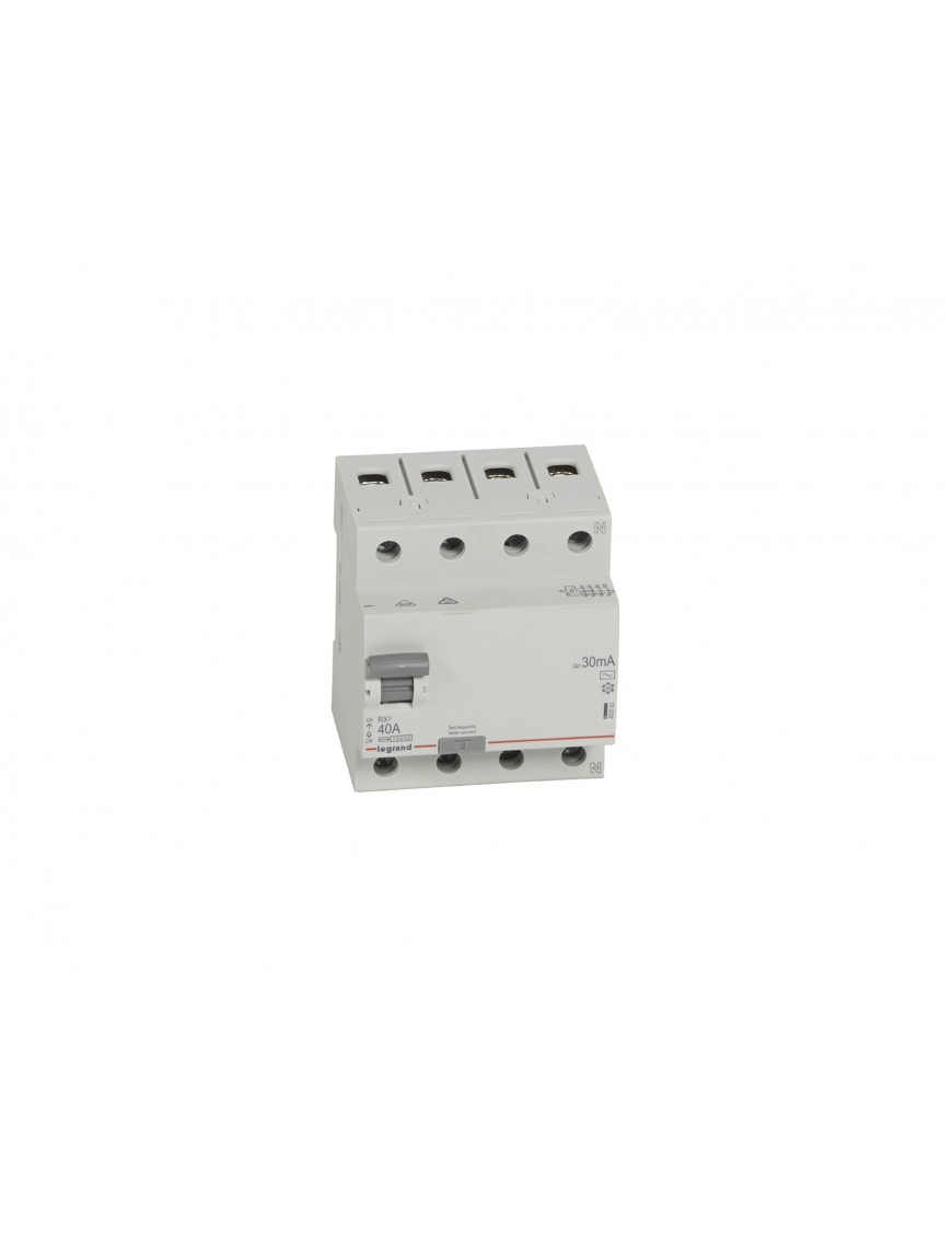 LEGRAND  Вимикач дифиренціального типу ПЗВ RX3 4P 40/0.03 mA-AC