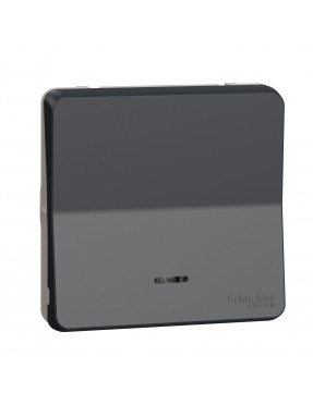Механізм перемикача з підсвіткою IP55, чорний, Mureva Styl Schneider Electric MUR35025