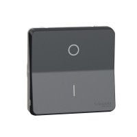 Механізм перемикача двохполюсний IP55, чорний, Mureva Styl Schneider Electric MUR35034 Механізм перемикача двохполюсний IP55, чорний, Mureva Styl Schneider Electric MUR35034