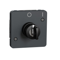 Механізм вимикача з ключем на 2 положення IP55, чорний, Mureva Styl Schneider Electric MUR35062 Механізм вимикача з ключем на 2 положення IP55, чорний, Mureva Styl Schneider Electric MUR35062
