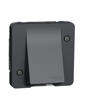 Механізм виводу кабеля IP55, чорний, Mureva Styl Schneider Electric, MUR37931