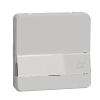 Механізм кнопкового вимикача з полем для маркування IP55, білий, Mureva Styl Schneider Electric MUR39129 Механізм кнопкового вимикача з полем для маркування IP55, білий, Mureva Styl Schneider Electric MUR39129