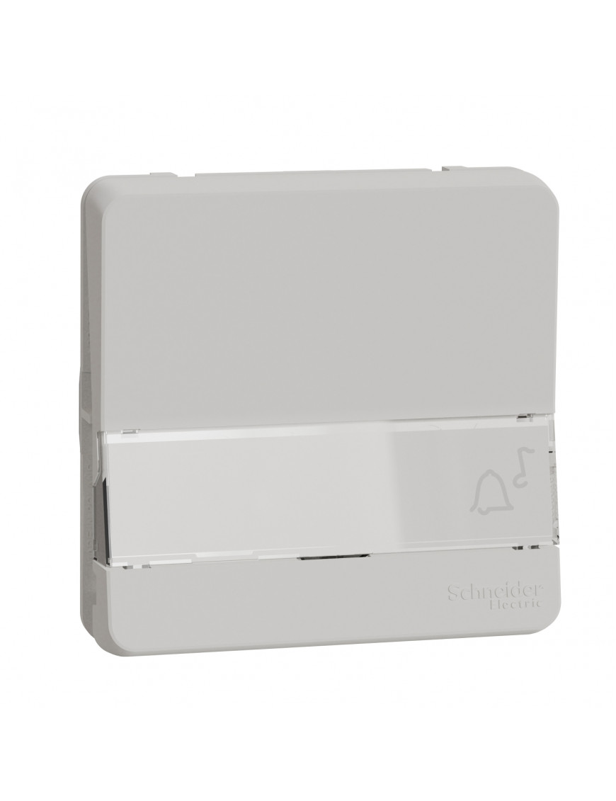 Механізм кнопкового вимикача з полем для маркування IP55, білий, Mureva Styl Schneider Electric MUR39129 Механізм кнопкового вимикача з полем для маркування IP55, білий, Mureva Styl Schneider Electric MUR39129