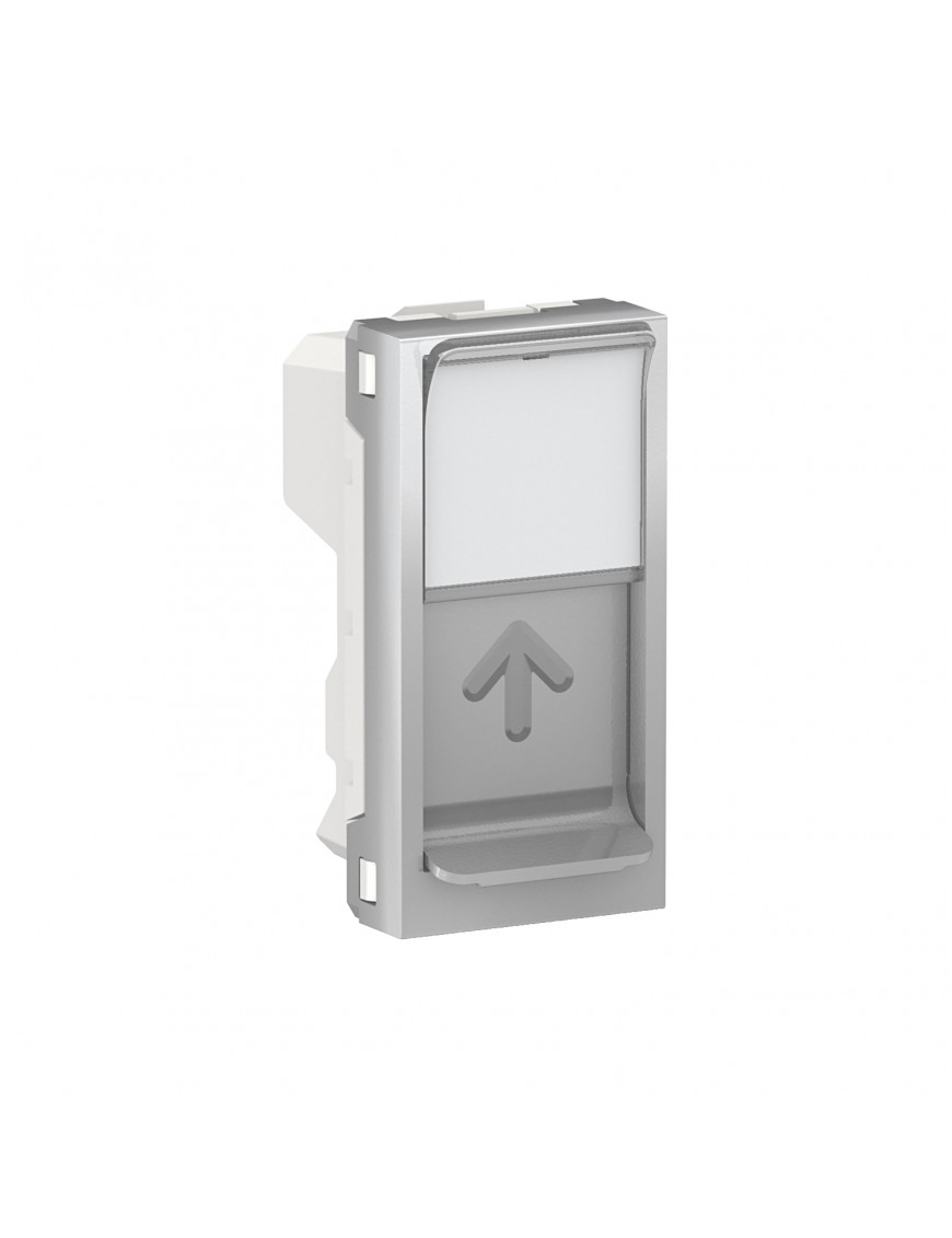 Центральна плата RJ45Keystone/Systimax 1 модуль алюміній