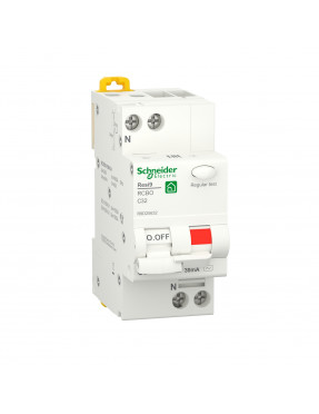 Диференційний автоматичний вимикач RESI9 Schneider Electric 32 А, 30 мA, 1P+N, 6кA, крива С, тип АС