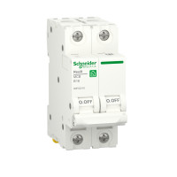 Автоматичний вимикач RESI9 Schneider Electric 16 А, 2P, крива В, 6кА Автоматичний вимикач RESI9 Schneider Electric 16 А, 2P, крива В, 6кА