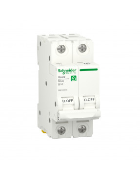 Автоматичний вимикач RESI9 Schneider Electric 20 А, 2P, крива В, 6кА