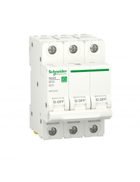 Автоматичний вимикач RESI9 Schneider Electric 20 А, 3P, крива В, 6кА