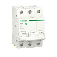 Автоматичний вимикач RESI9 Schneider Electric 50 А, 3P, крива В, 6кА Автоматичний вимикач RESI9 Schneider Electric 50 А, 3P, крива В, 6кА