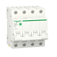 Автоматичний вимикач RESI9 Schneider Electric 25 А, 4P, крива В, 6кА