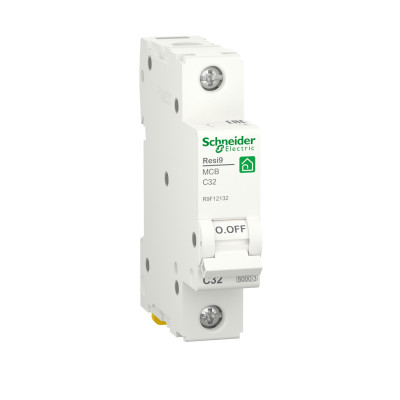 Автоматичний вимикач RESI9 Schneider Electric 32 А, 1P, крива С, 6кА