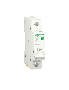 Автоматичний вимикач RESI9 Schneider Electric 63 А, 1P, крива С, 6кА
