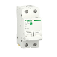 Автоматичний вимикач RESI9 Schneider Electric 16 А, 2P, крива С, 6кА Автоматичний вимикач RESI9 Schneider Electric 16 А, 2P, крива С, 6кА