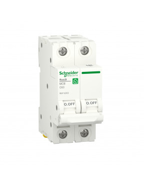Автоматичний вимикач RESI9 Schneider Electric 63 А, 2P, крива С, 6кА
