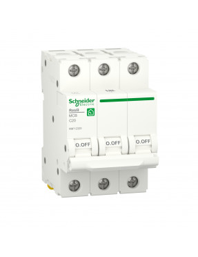 Автоматичний вимикач RESI9 Schneider Electric 20 А, 3P, крива С, 6кА