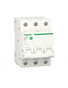 Автоматичний вимикач RESI9 Schneider Electric 50 А, 3P, крива С, 6кА
