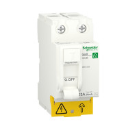 Диференційний вимикач навантаження RESI9 Schneider Electric 63 A, 30 мA, 2P, тип АС Диференційний вимикач навантаження RESI9 Schneider Electric 63 A, 30 мA, 2P, тип АС