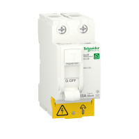Диференційний вимикач навантаження RESI9 Schneider Electric 63 A, 30 мA, 2P, тип А Диференційний вимикач навантаження RESI9 Schneider Electric 63 A, 30 мA, 2P, тип А