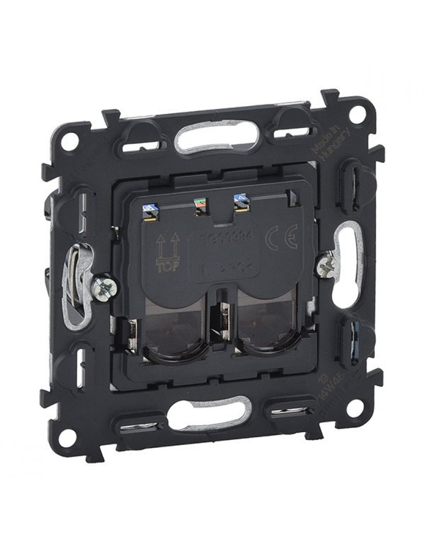Valena LIFE/ALLURE Механізм Розетки комп'ютерна  RJ45/2 кат.5е UTP