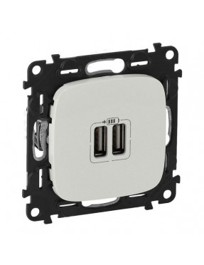LEGRAND Valena ALLURE РОЗЕТКА USB (заряд.пристрій) Перлинний