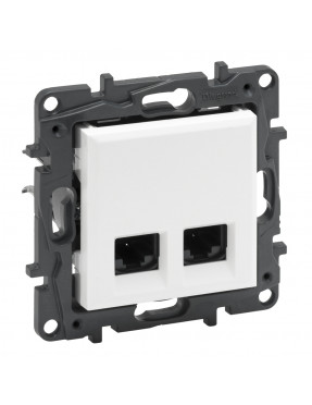 LEGRAND NILOE STEP Розетка компютерна подвійна RJ45 CAT6 FTP,