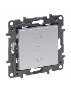 LEGRAND NILOE STEP Вимикач жалюзі кнопковий 2-позиційний 6А, 250 В, Алюміній