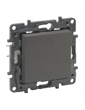 LEGRAND NILOE STEP Вимикач жалюзі кнопковий 2-позиційний 6А, 250 В, Сталь