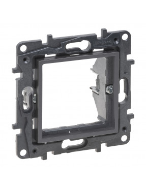 LEGRAND NILOE STEP. Адаптор для встановлення механізмів 45х45мм MOSAIC, Сталь