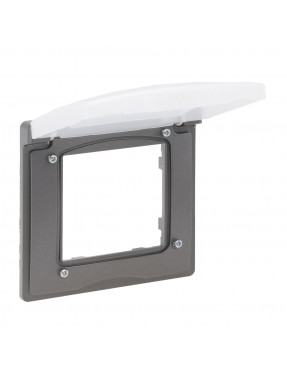 LEGRAND NILOE STEP Рамка 1-на IP44, Сталь
