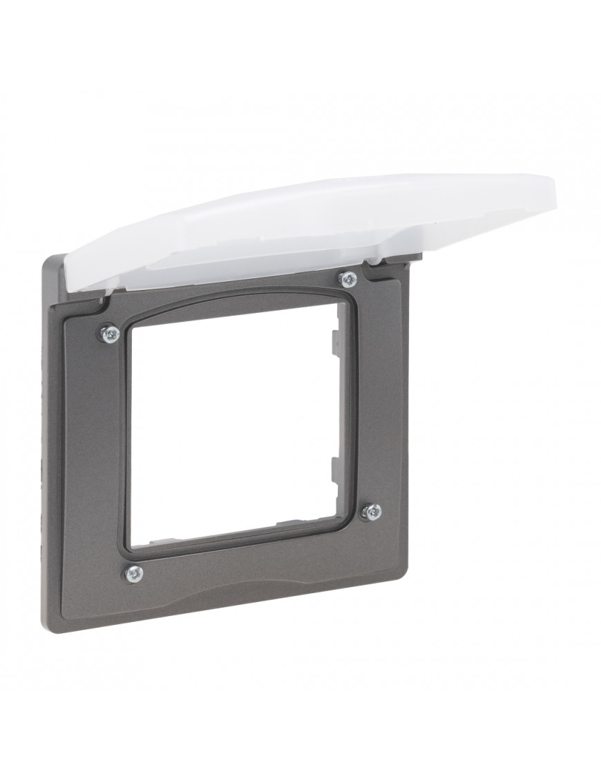 LEGRAND NILOE STEP Рамка 1-на IP44, Сталь LEGRAND NILOE STEP Рамка 1-на IP44, Сталь