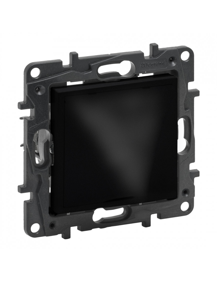 LEGRAND NILOE STEP. Вивід кабелю з фіксатором IP21, Чорний