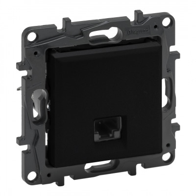 LEGRAND NILOE STEP Розетка компютерна RJ45 CAT5e UTP, Чорний