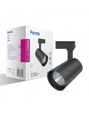 Трековий світильник Feron AL100 30W чорний