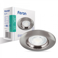 Вбудований світильник Feron DL13 титан Вбудований світильник Feron DL13 титан