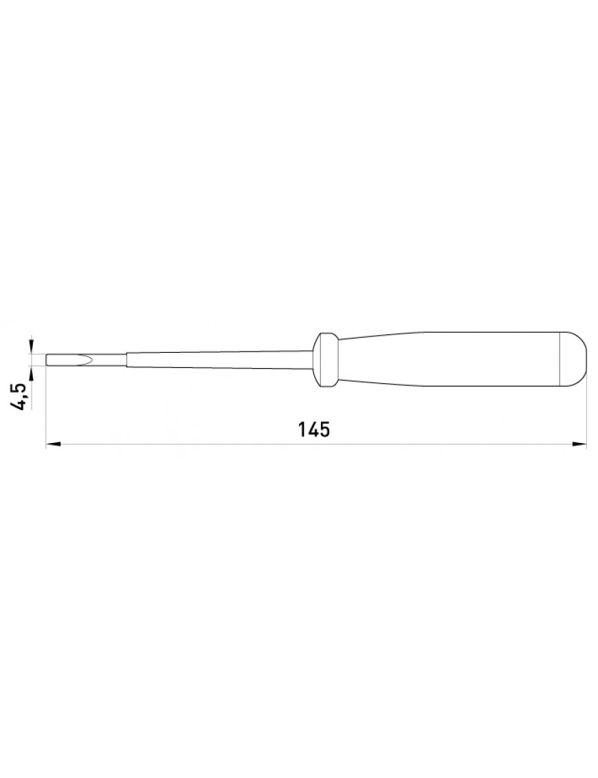 Індикатор e.tool.test03 155х4,5 прямий шліц АС100-500В Індикатор e.tool.test03 155х4,5 прямий шліц АС100-500В